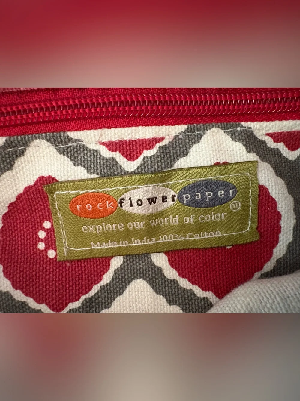 Rickflowerpaper Bag 100% Cotton
